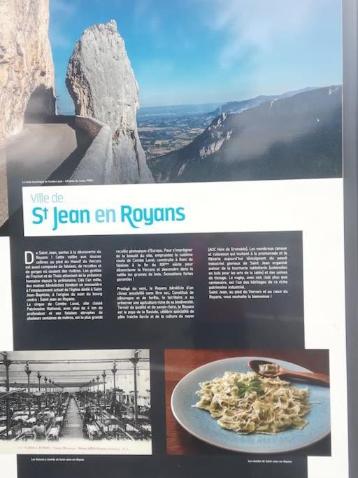 Logement Standing Wifi Vercors 'In Saint-Jean-en-Royans Ngoại thất bức ảnh